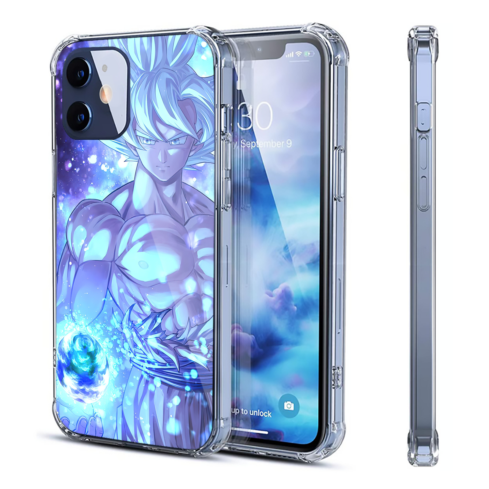 （画像用） ドラゴンボール DRAGON BALL 【iPhone 12シリーズ対応】透明スマホケース（クリアソフトケース）